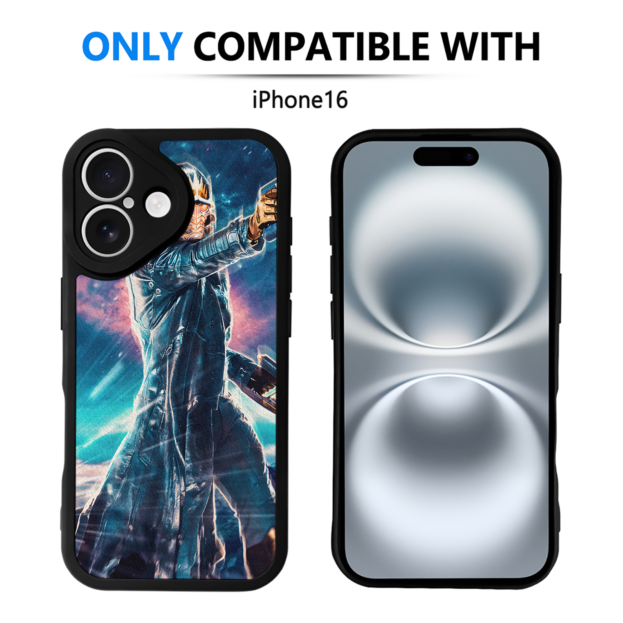 （画像用） アベンジャーズ The Avengers 【iPhone 16シリーズ対応】シリコンスマホケース（レザー調） 材質：シリコン